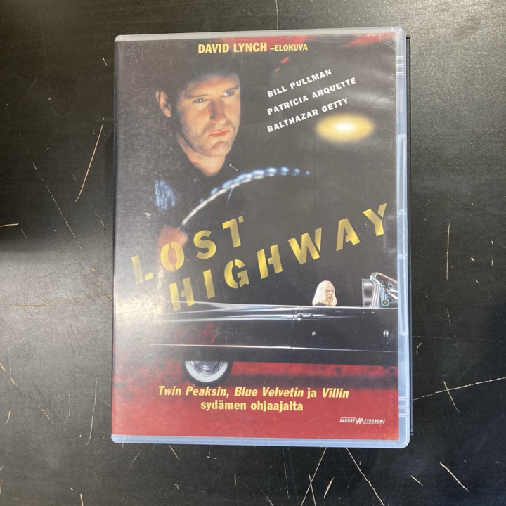 Lost Highway DVD (VG+/M-) -jännitys-